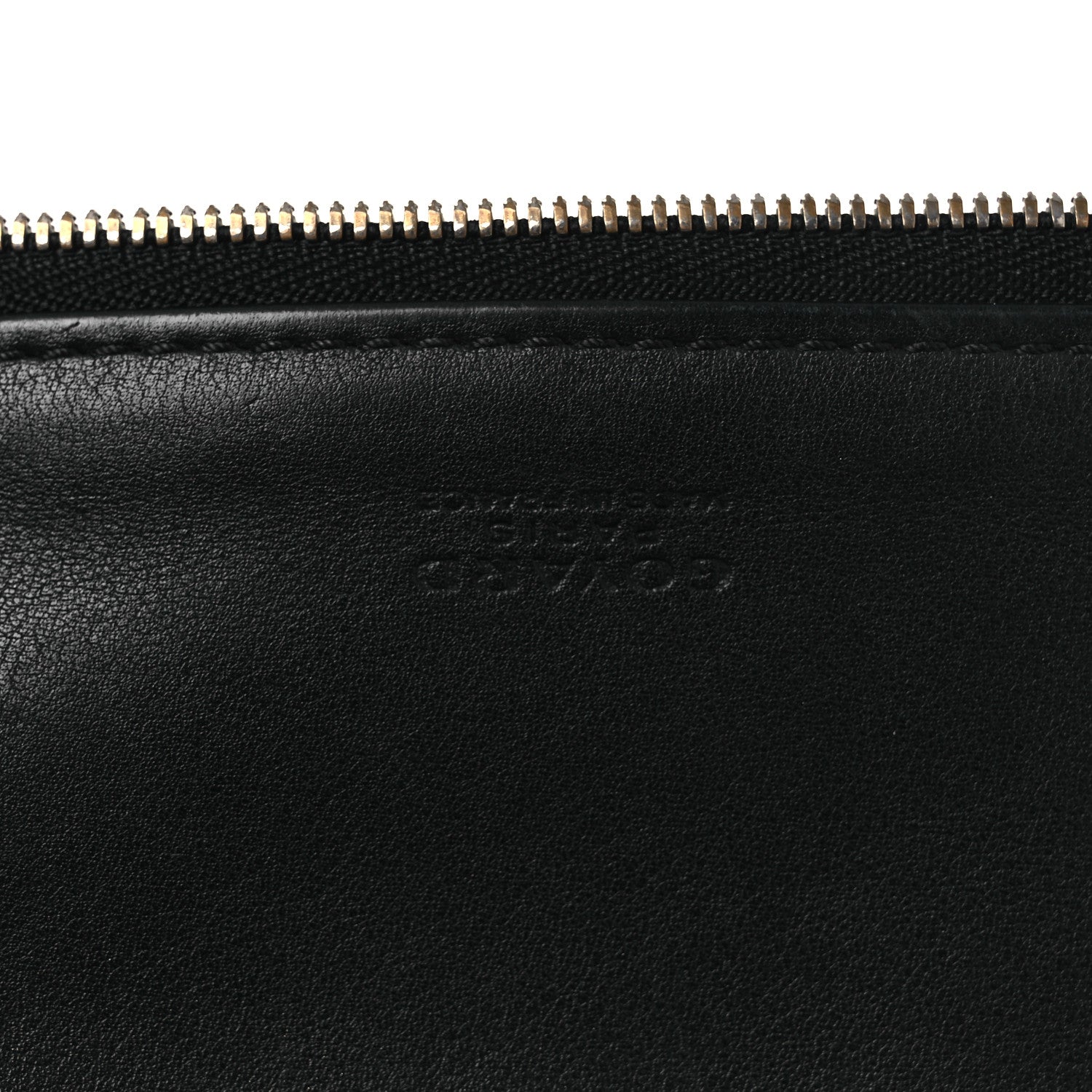 Goyard Goyardine Sainte Marie Soft Clutch Black 7 of 12