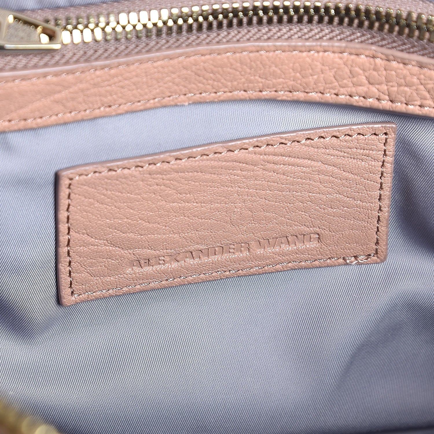 Alexander Wang Pebbled Lambskin Rockie Blush Pale Gold Hardware 6 of 6