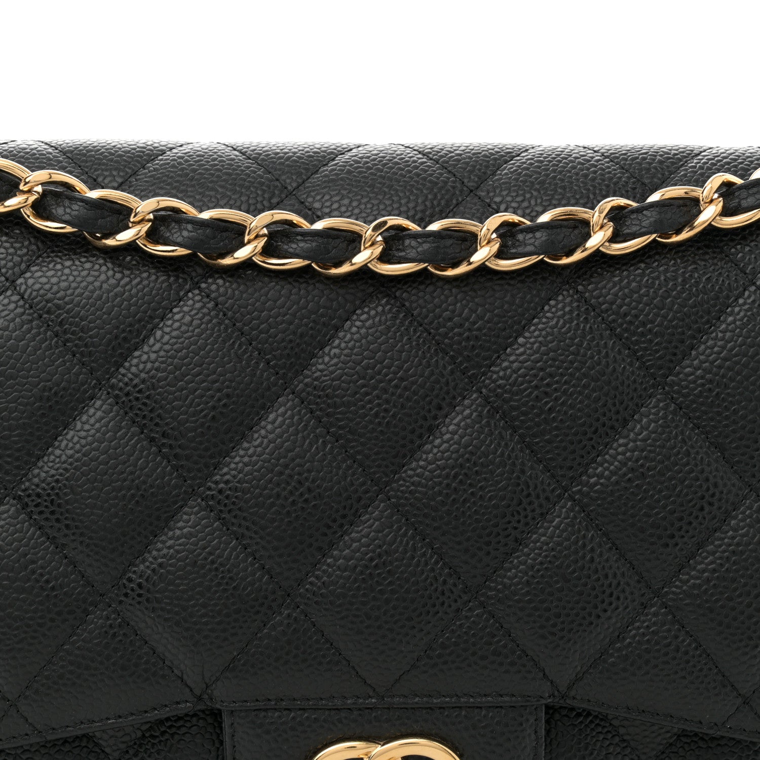 Chanel Caviar Quilted Jumbo Double Flap Black 8 of 11