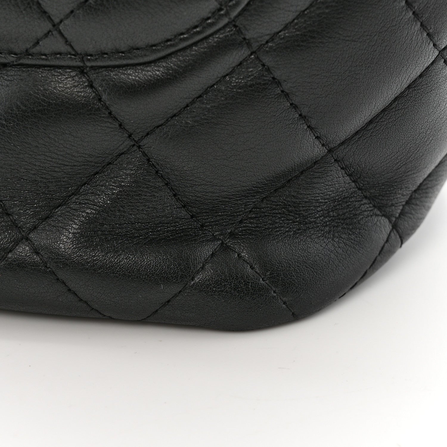 Chanel Calfskin Quilted Medium Cambon Tote Black White 14 of 15