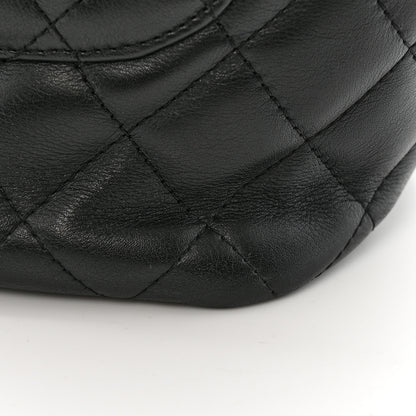 Chanel Calfskin Quilted Medium Cambon Tote Black White 14 of 15
