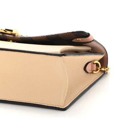 Louis Vuitton Damier Ebene Vavin Chain Wallet Creme 10 of 11