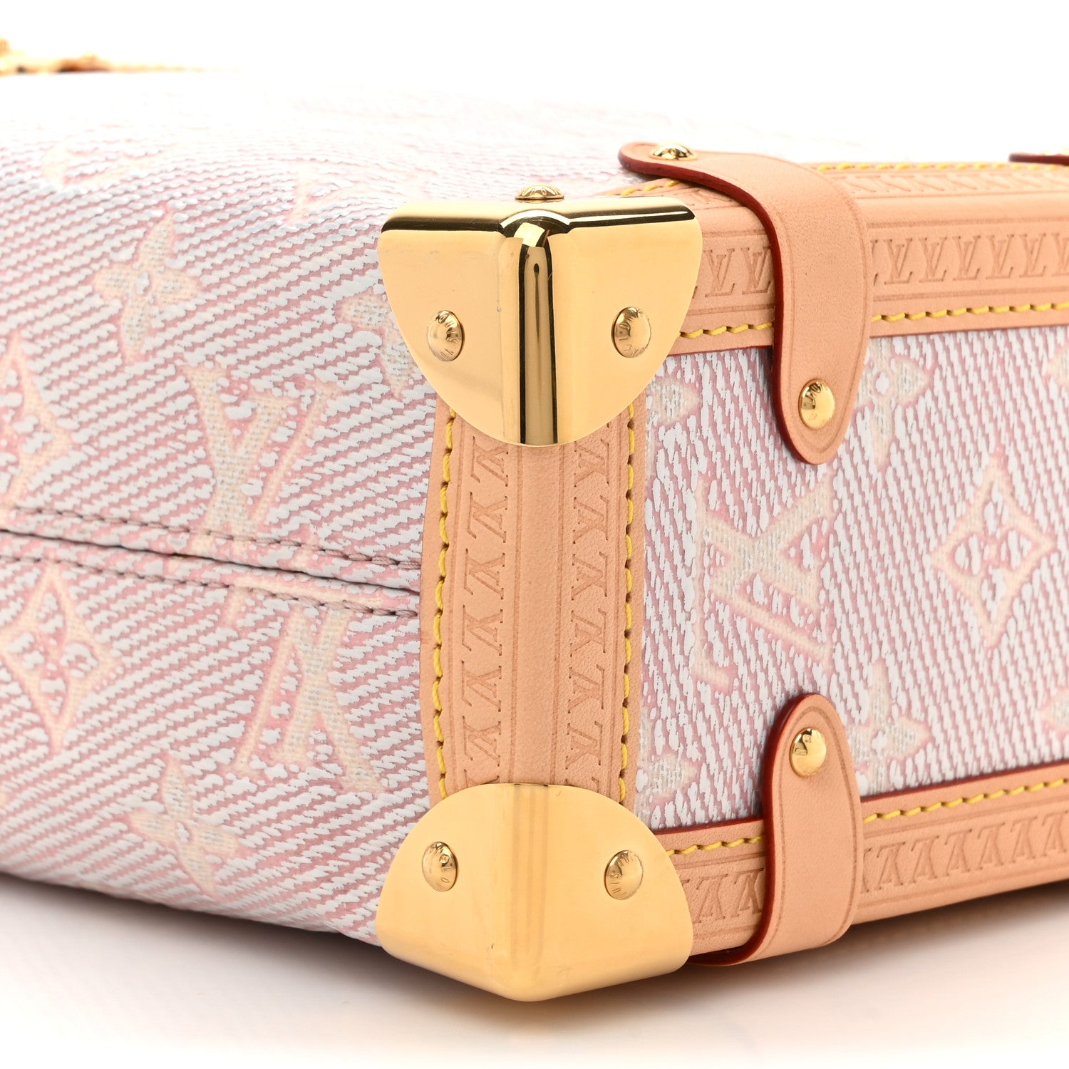 Louis Vuitton Monoglam Side Trunk Rose 8 of 9