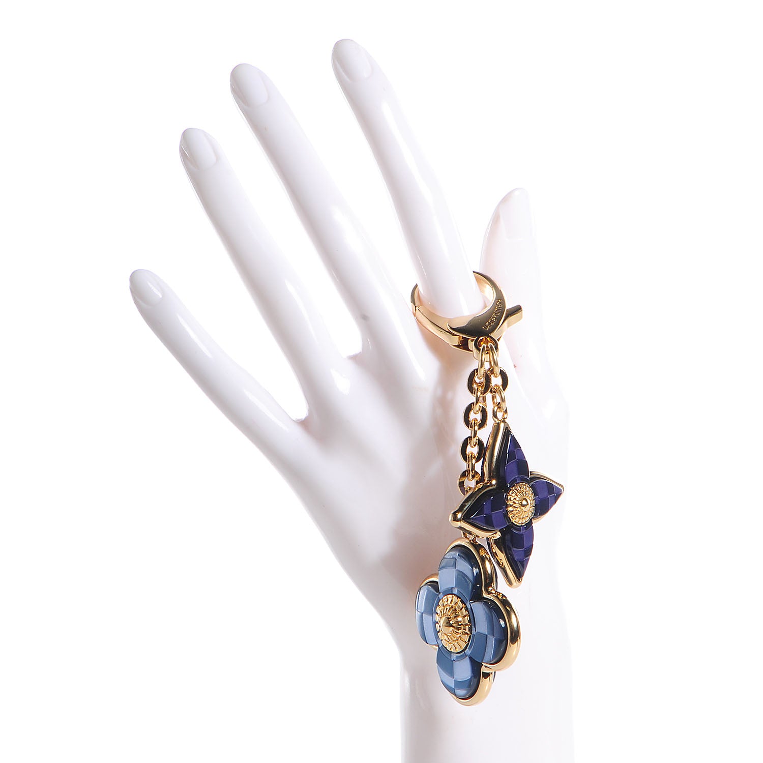 Louis Vuitton Mosaique Bag Charm Blue 2 of 6