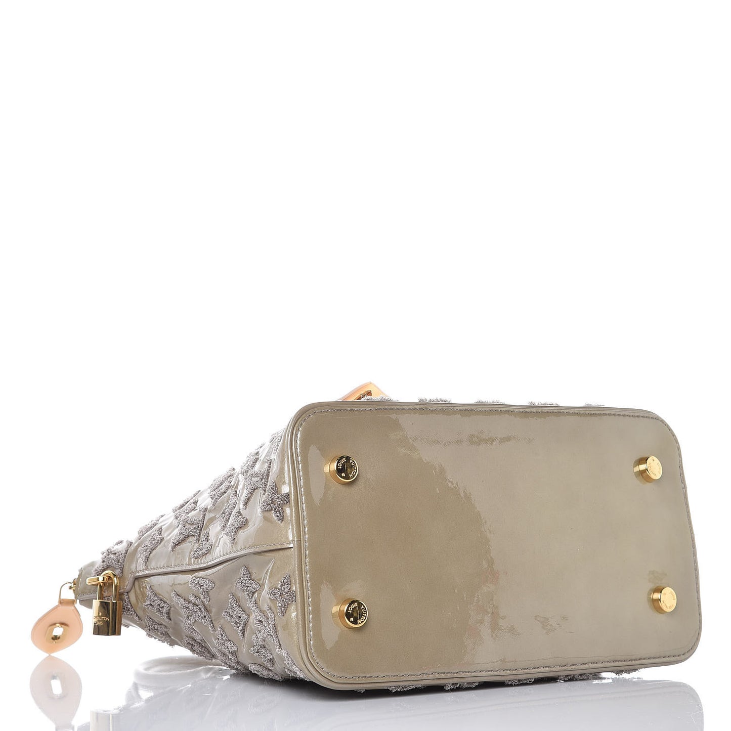 Patent Lambskin Fascination Lockit Gris