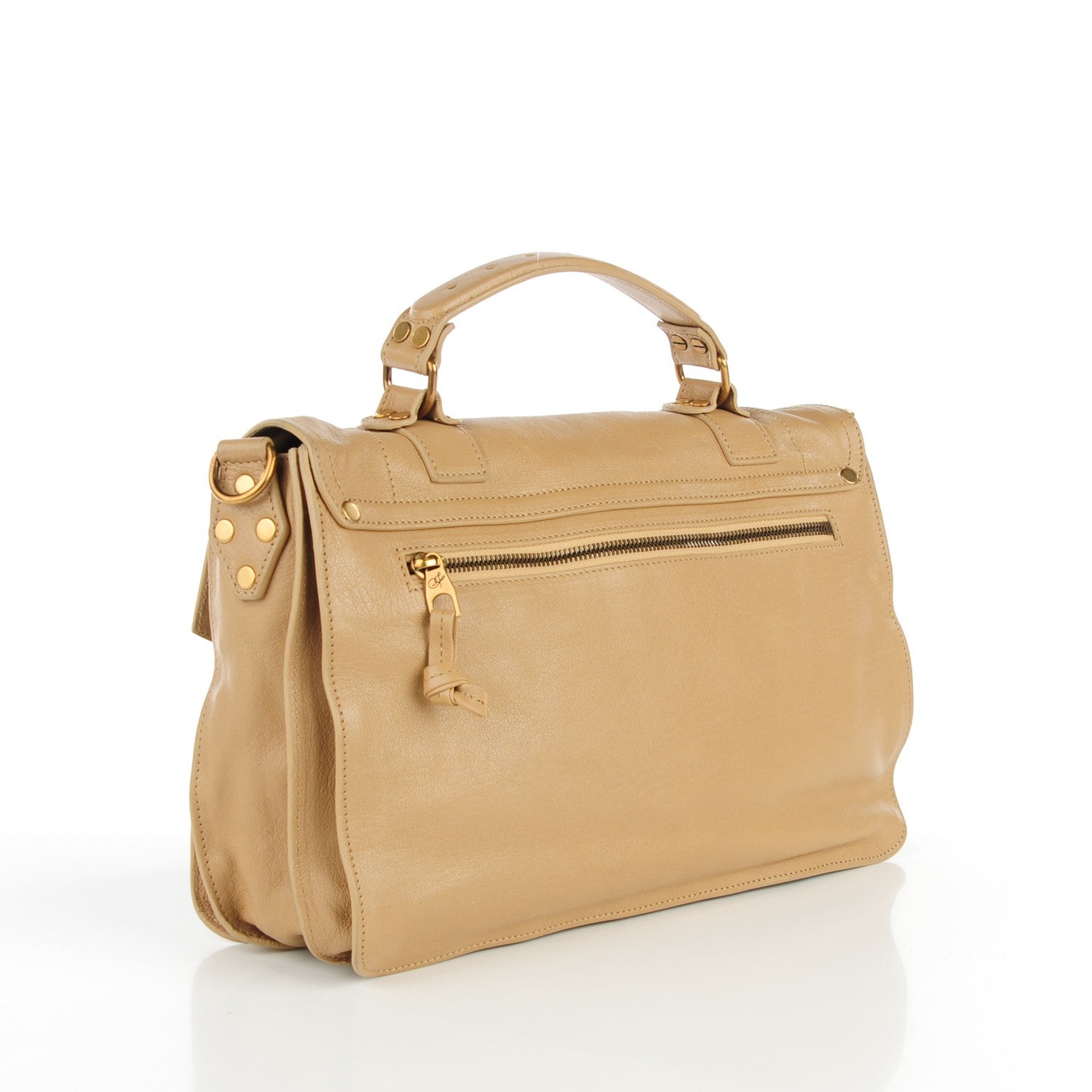 Proenza Schouler Lambskin Medium PS1 Satchel Sahara 3 of 8