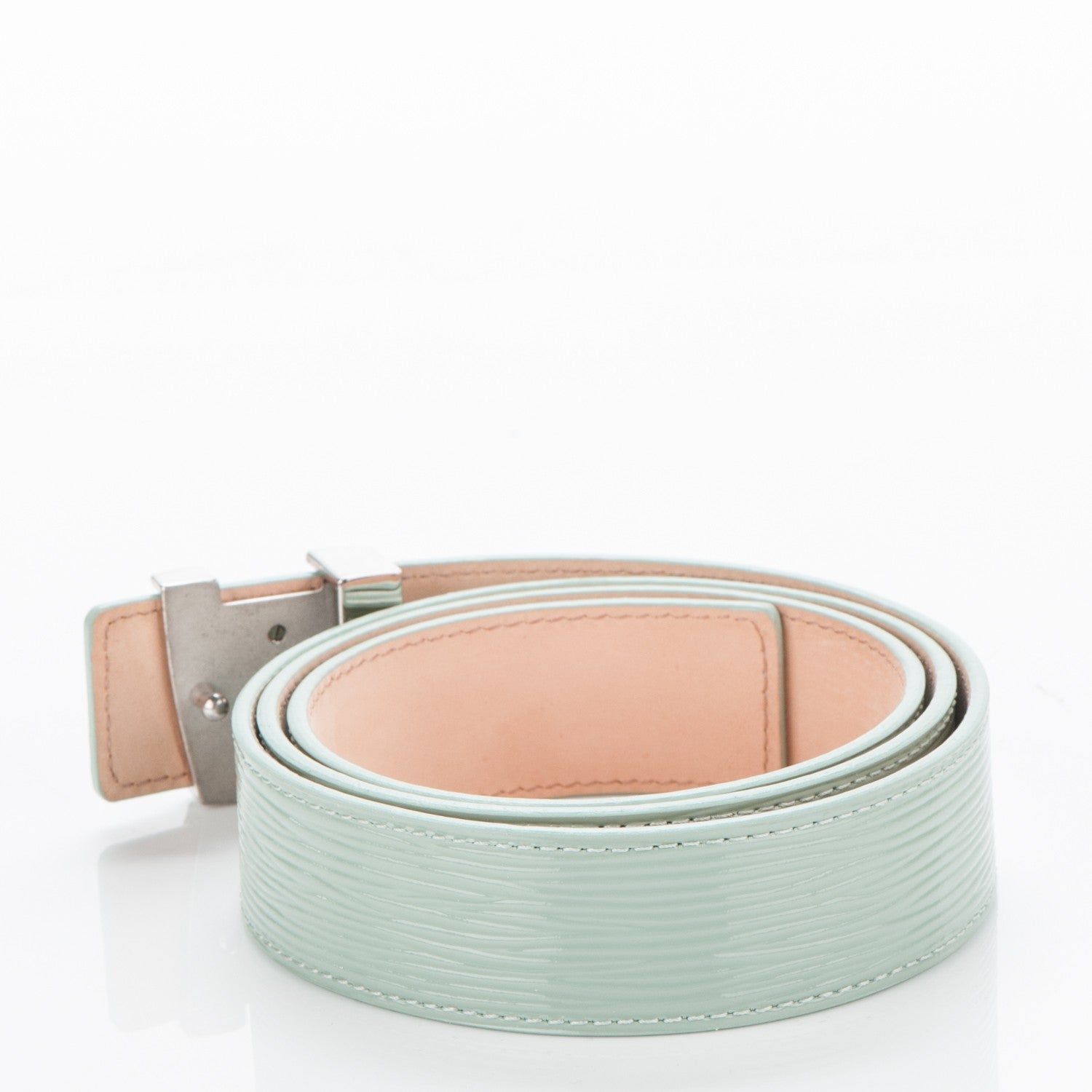 Louis Vuitton Epi Electric 40mm LV Initiales Belt 85 34 Amande 3 of 6