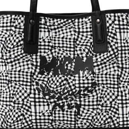MCM Grained Calfskin Visetos Medium Liz Reversible Shopper Tote Black 13 of 18