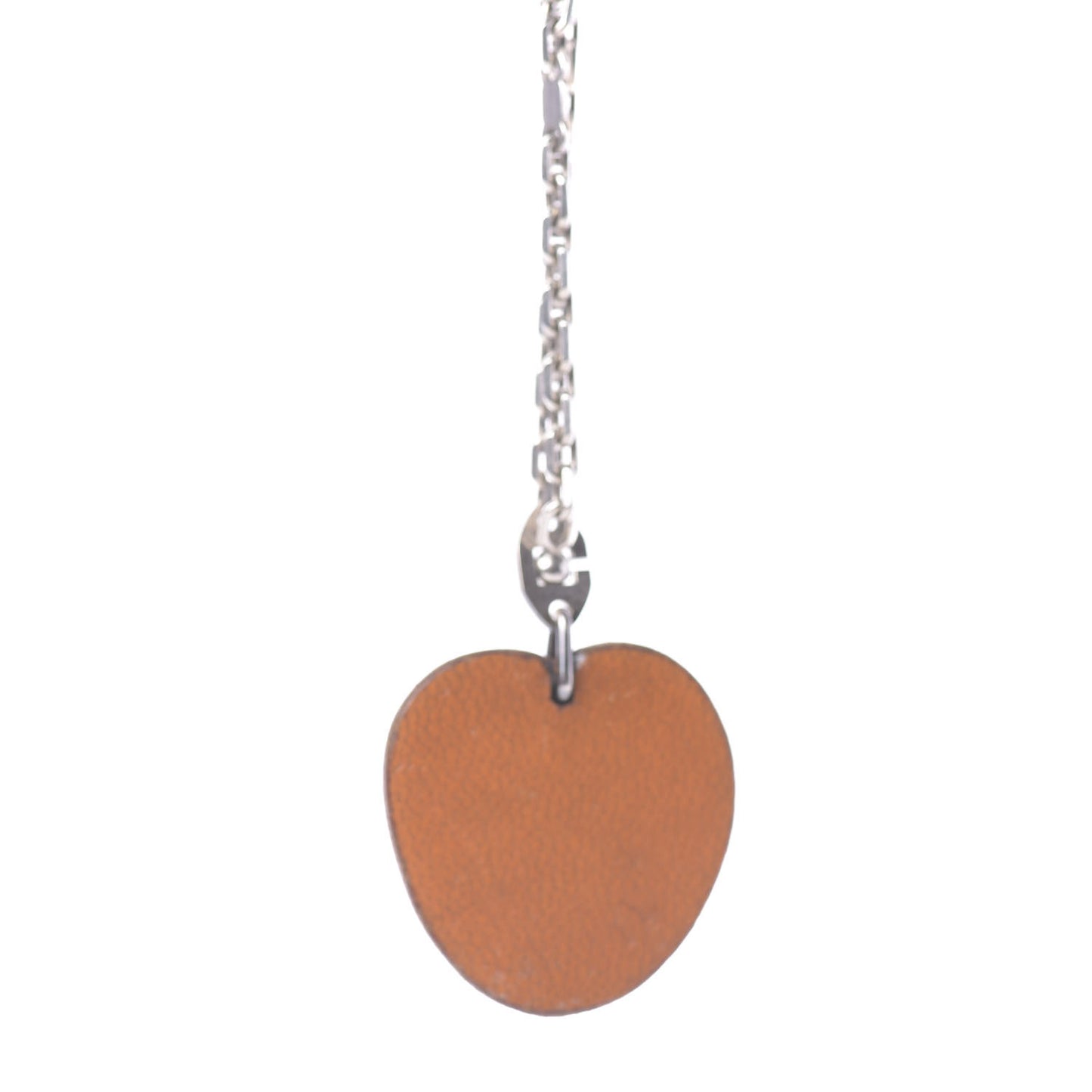 Chevre Mysore Orange Key Chain Bag Charm Orange