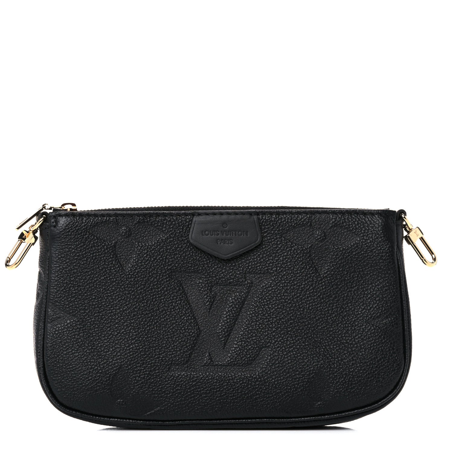 Louis Vuitton Empreinte Monogram Giant Multi Pochette Accessories Mini Pochette Black 1 of 9