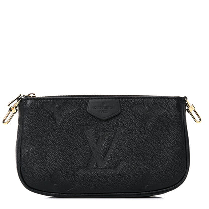 Louis Vuitton Empreinte Monogram Giant Multi Pochette Accessories Mini Pochette Black 1 of 9