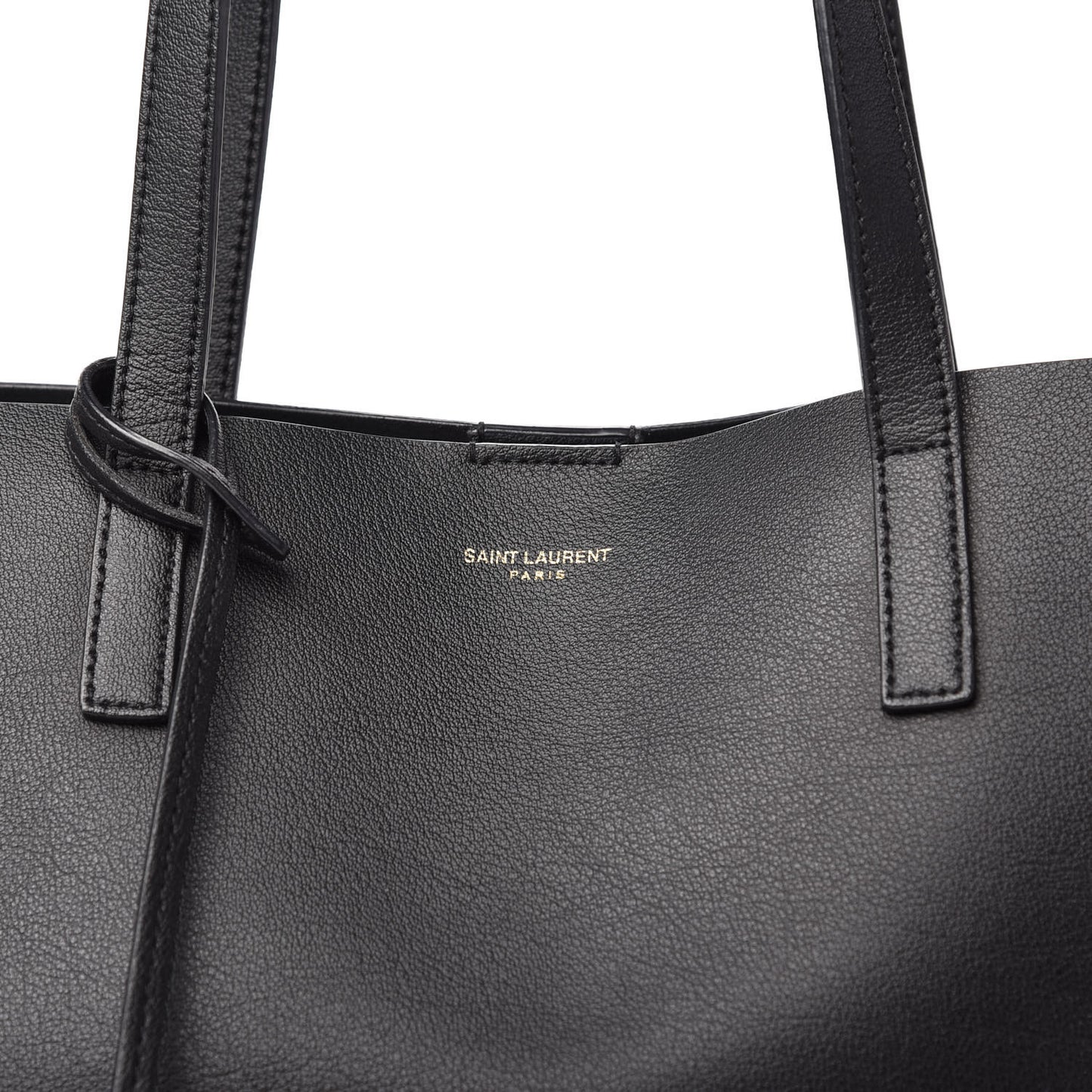 Calfskin Large Shopping Tote Black