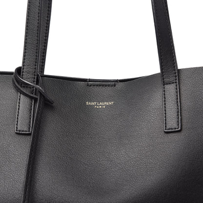 Saint Laurent Calfskin Large Shopping Tote Black 9 of 9