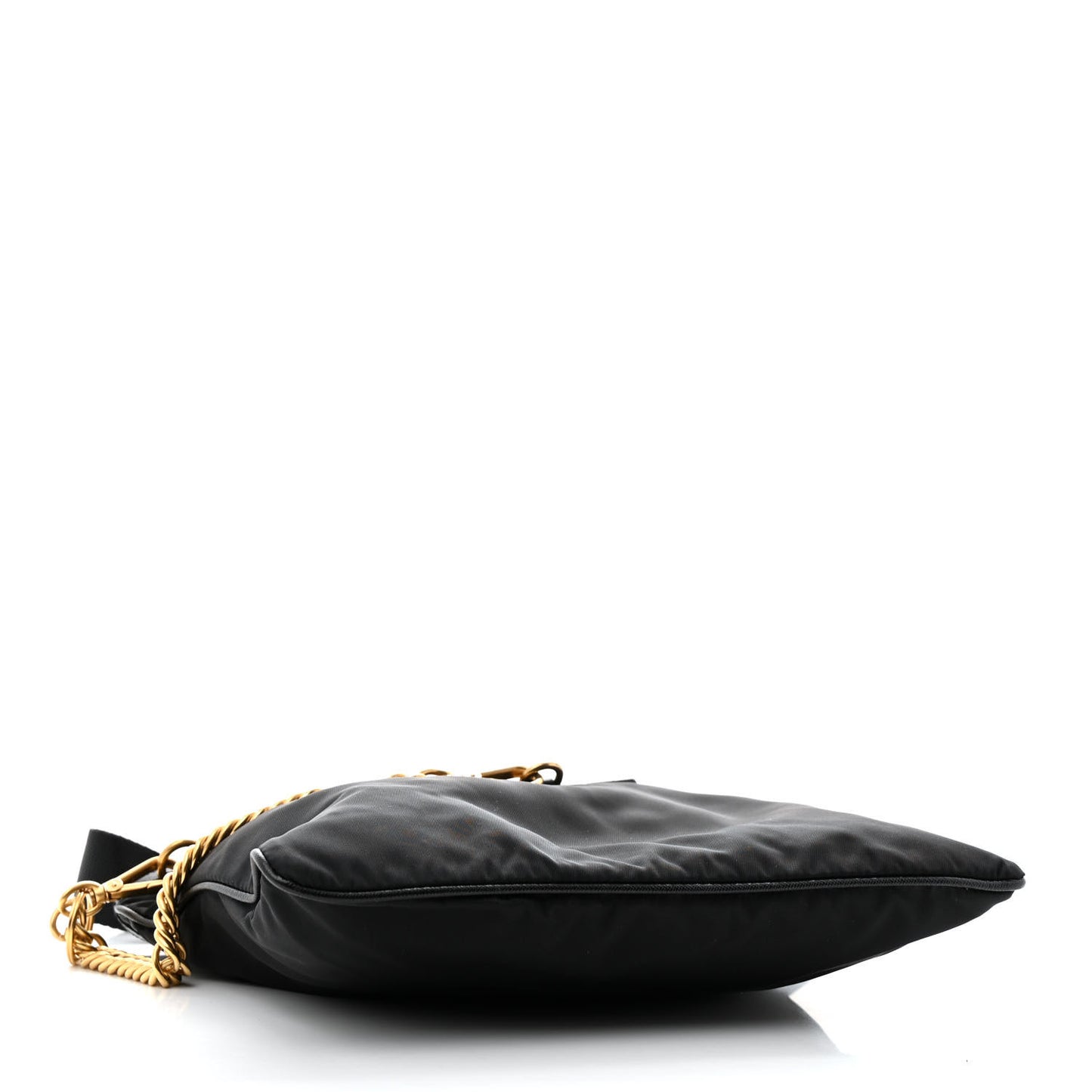 Tessuto Nylon Saffiano Animalier Messenger Bag Black
