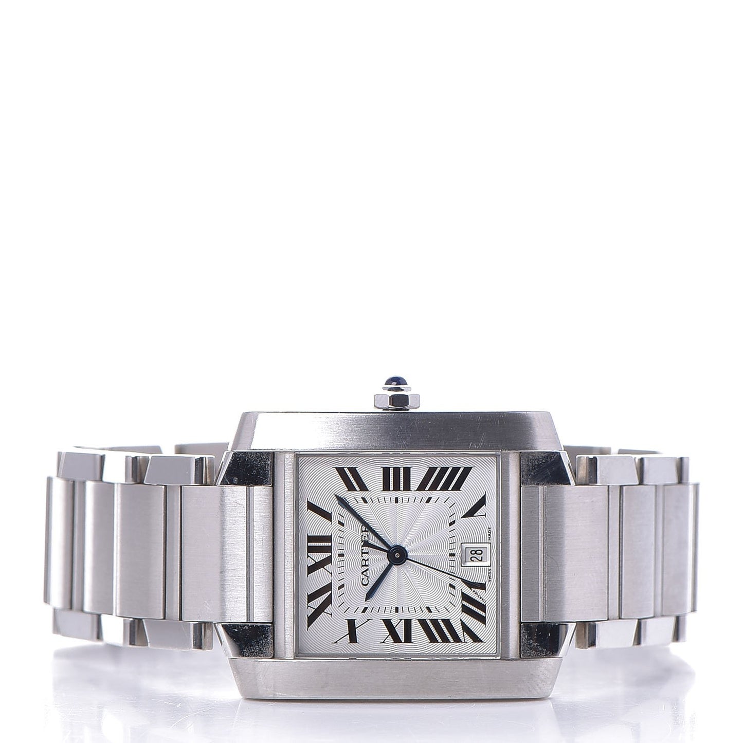 Stainless Steel 28mm Tank Francaise Automatic Watch