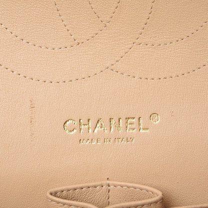 Chanel Caviar Quilted Jumbo Double Flap Beige Clair 6 of 8