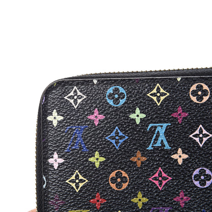Louis Vuitton Monogram Multicolor Zippy Wallet Black Grenade 8 of 12