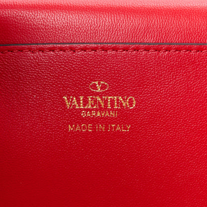 Valentino Garavani Grainy Calfskin Rockstud Alcove Box Top-Handle Bag Rouge Pur 6 of 11