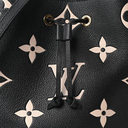 Louis Vuitton Empreinte Monogram Giant Neonoe MM Black Beige 6 of 8