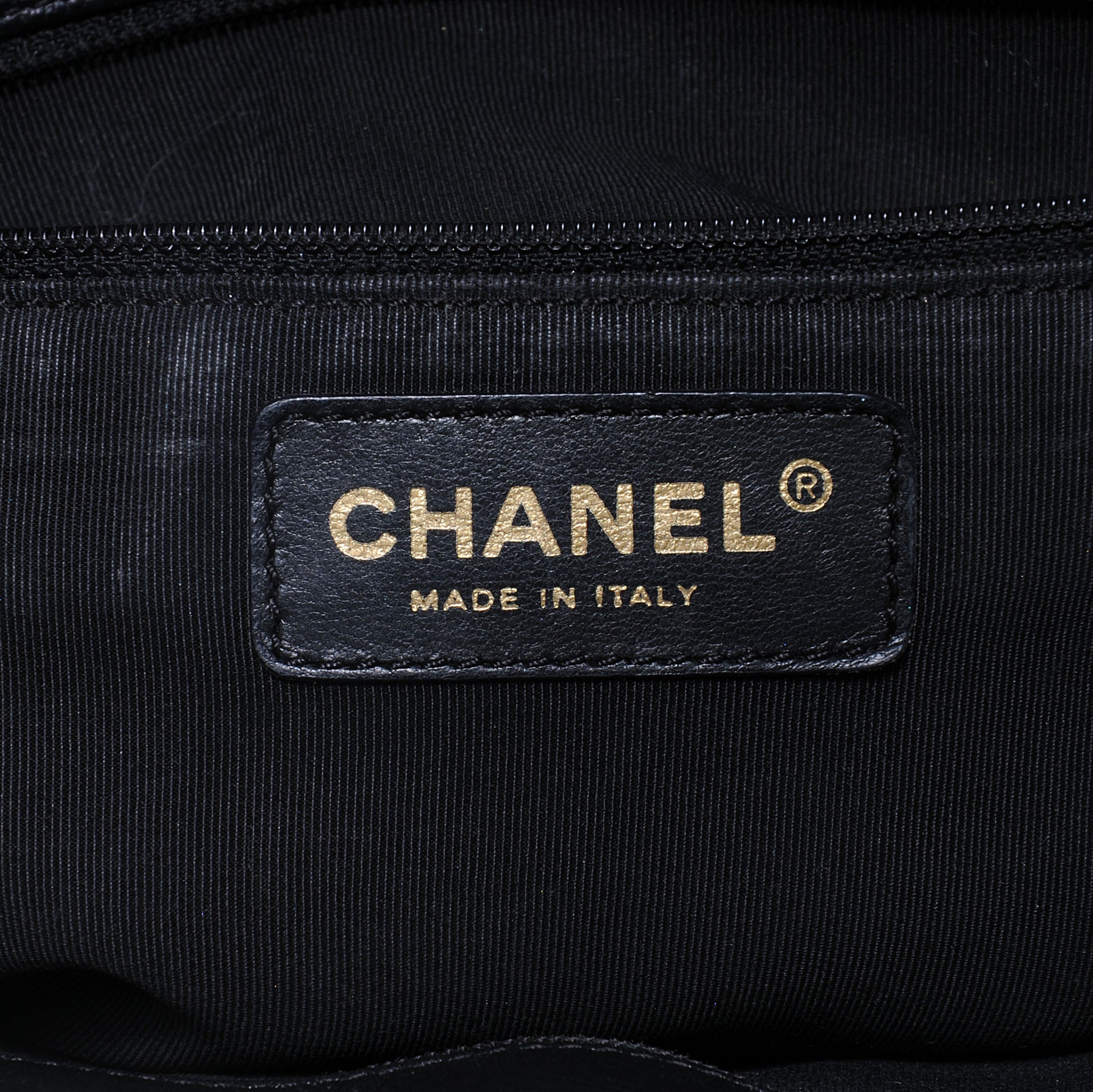Chanel Calfskin Cerf Executive Shopper Tote Black 5 of 8