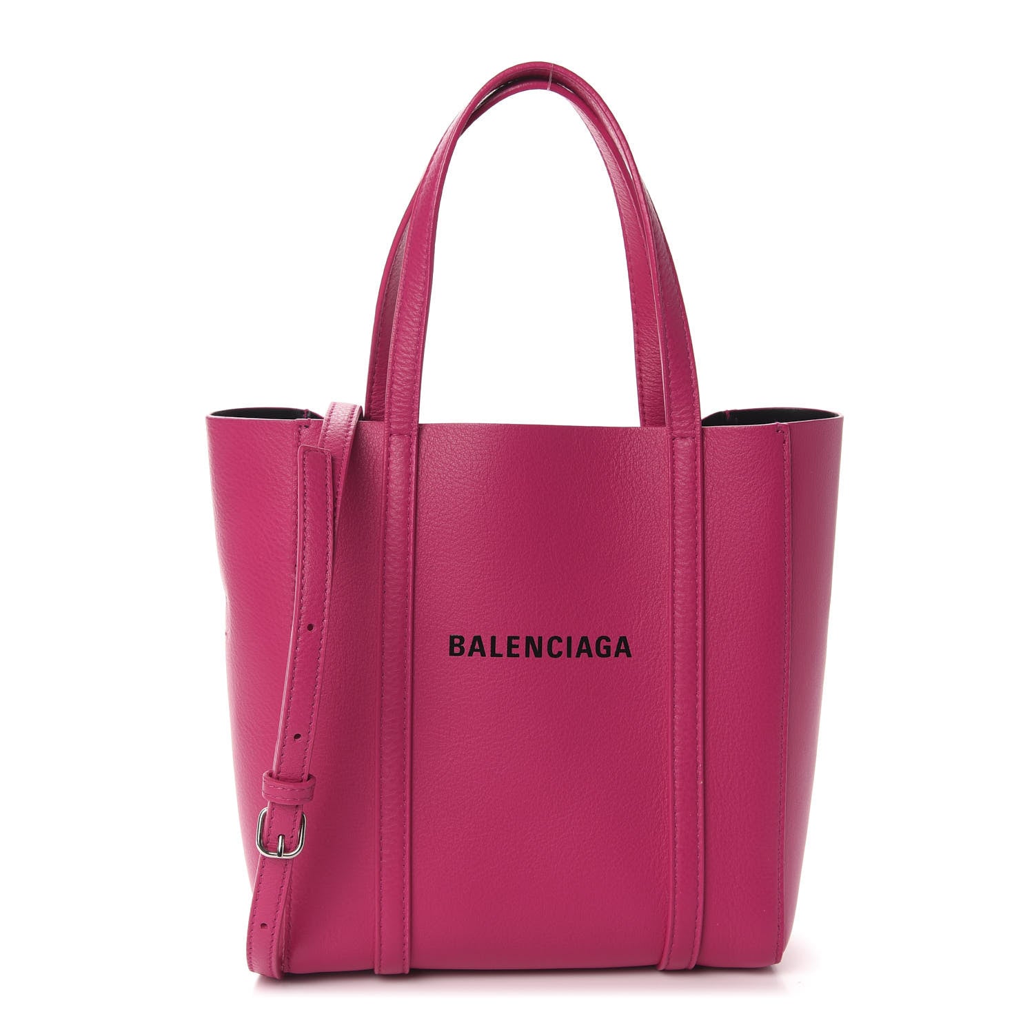 Balenciaga Calfskin XXS Everyday Tote Rose Magenta Black 1 of 9