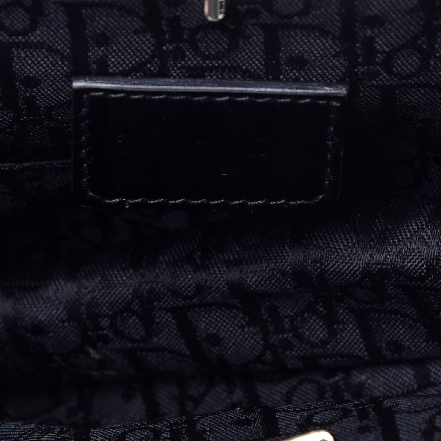 Christian Dior Satin Mini Saddle Black 5 of 9