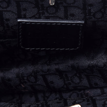 Christian Dior Satin Mini Saddle Black 5 of 9