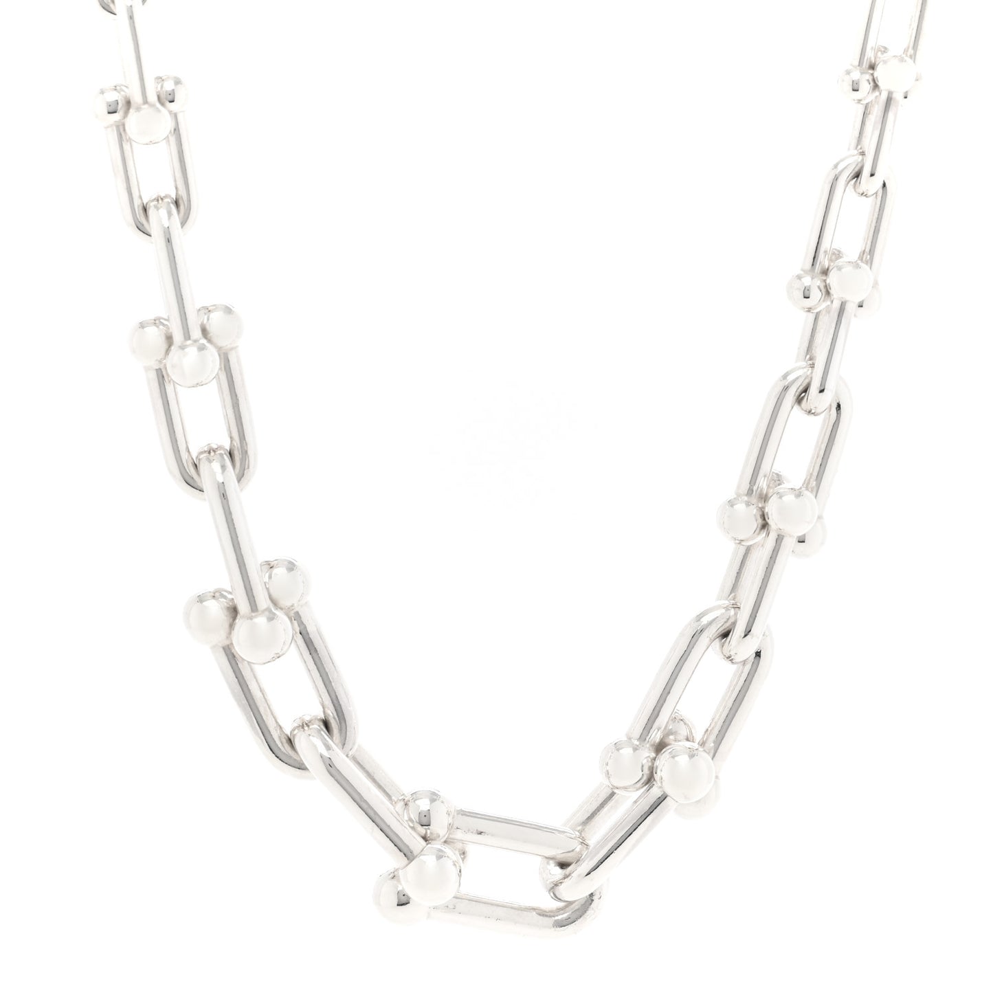Sterling Silver HardWear Graduated Link Necklace