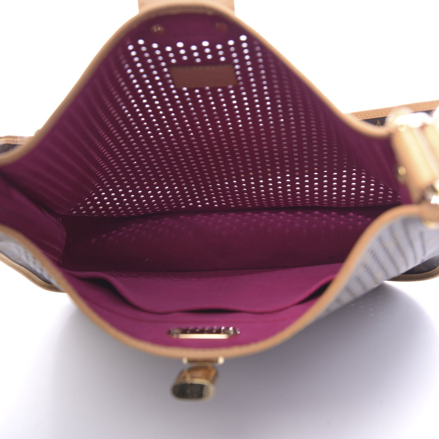 Monogram Perforated Musette Fuchsia