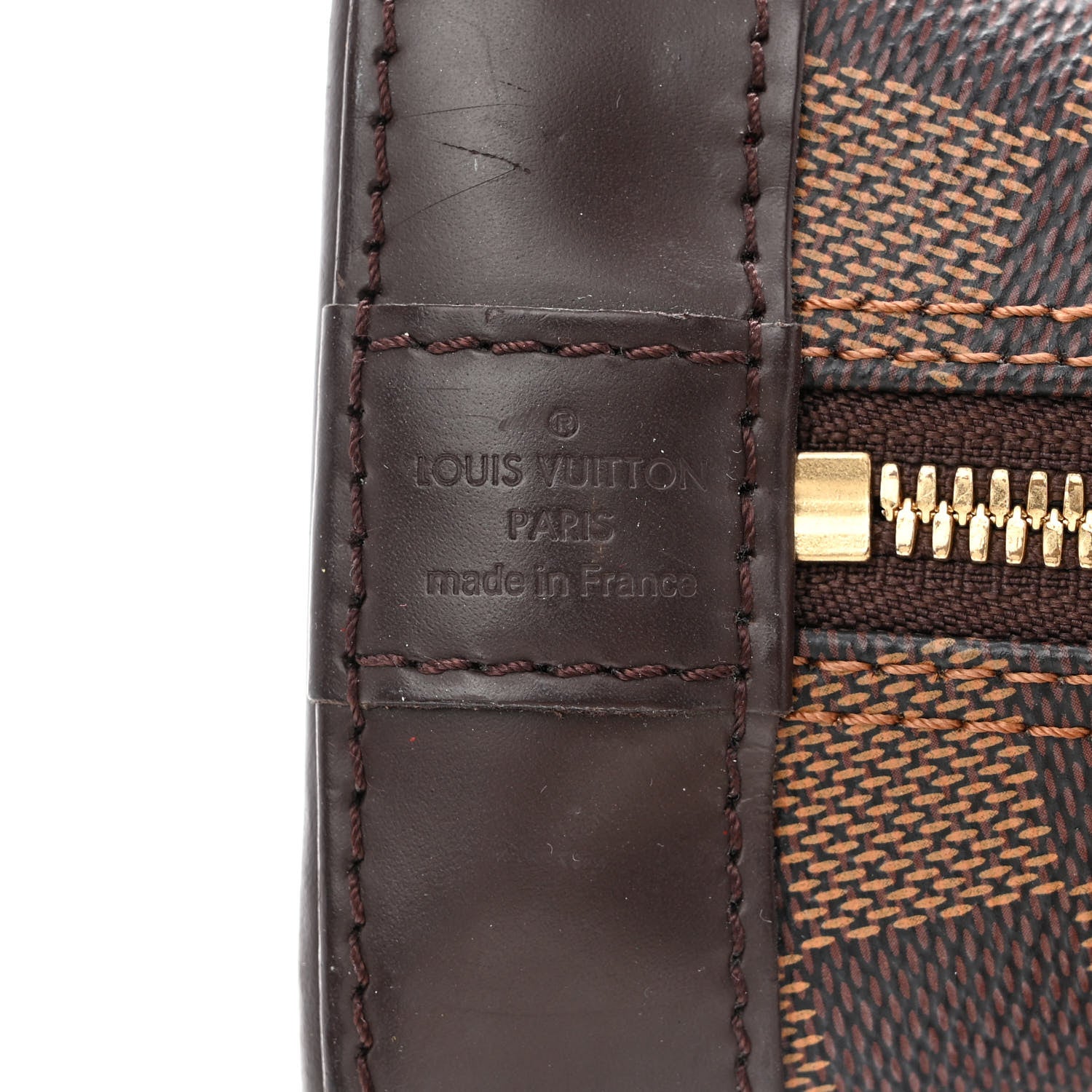 Louis Vuitton Damier Ebene Alma BB 6 of 10