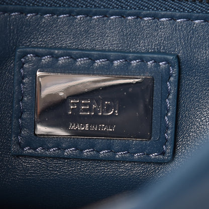 Fendi Nappa Mini Peekaboo Iconic Satchel Pavone 10 of 11