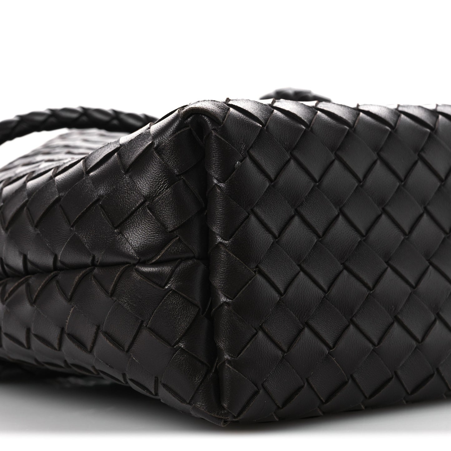 Nappa Intrecciato Small Andiamo Bucket Bag Fondant