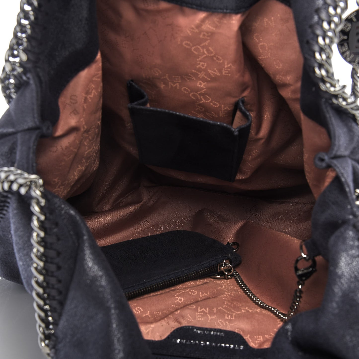 Shaggy Deer Big Falabella Tote Navy