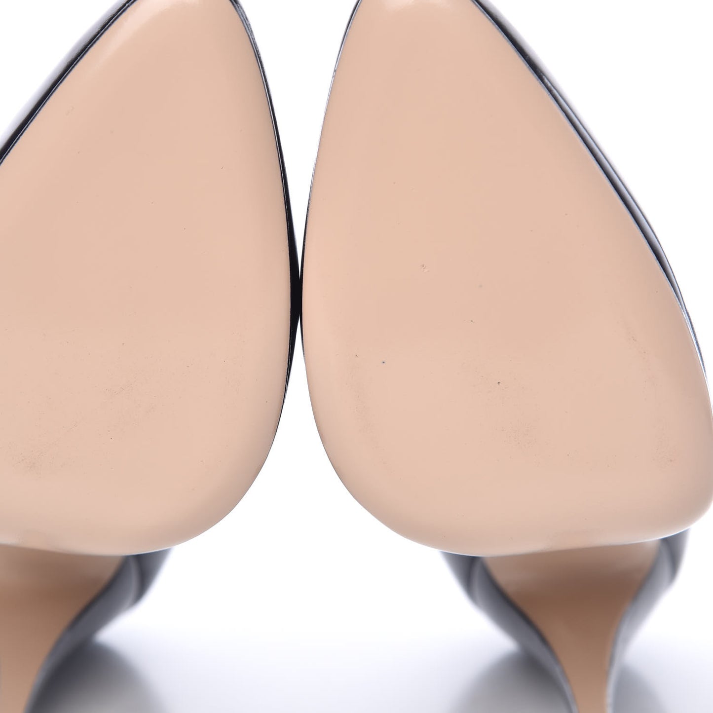 Polished Calfskin Removable Pearly Bow Elaisa Platform High Heel Pumps 37 Black