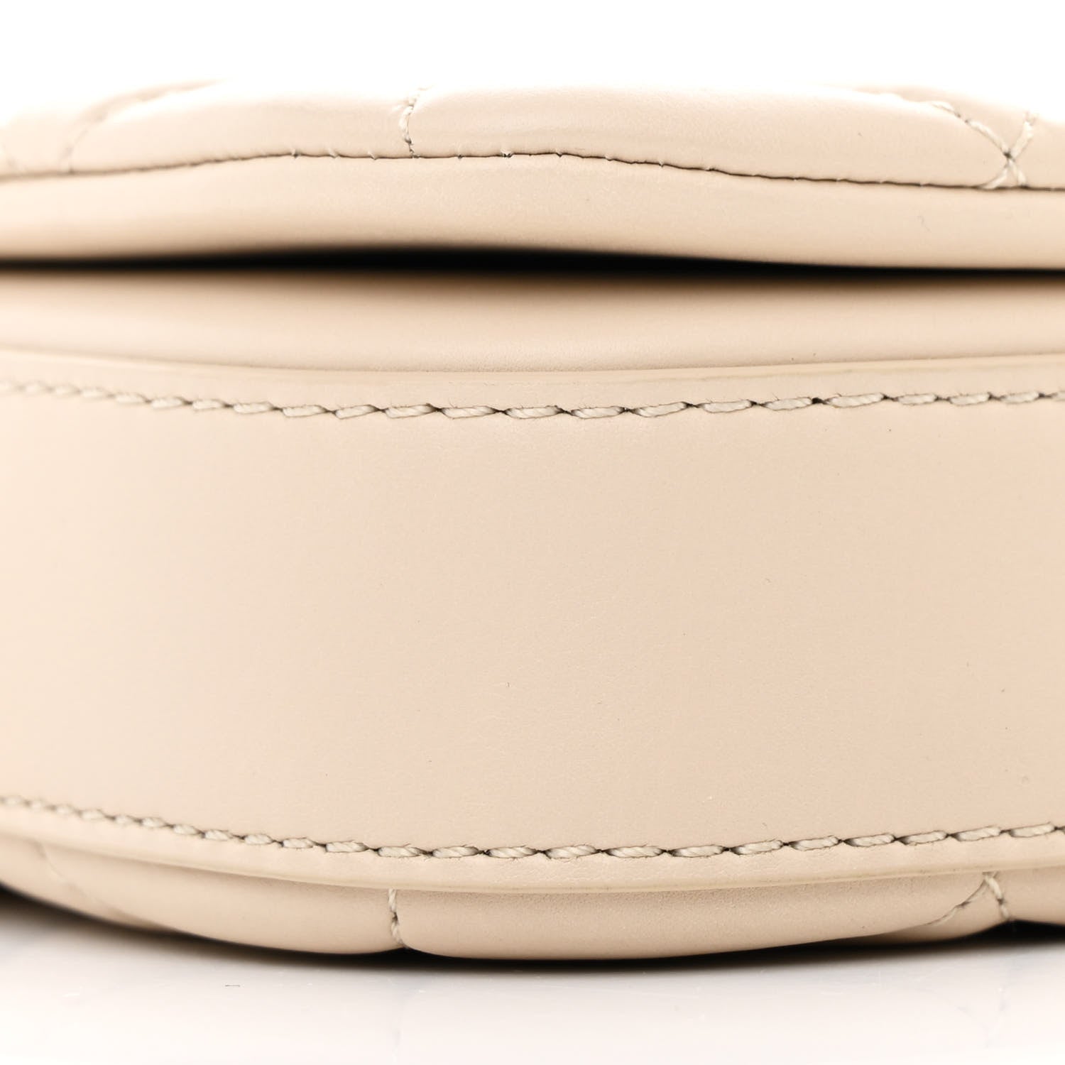 Chanel Calfskin Quilted Mini Nailed CC Flap Bag Beige 9 of 10