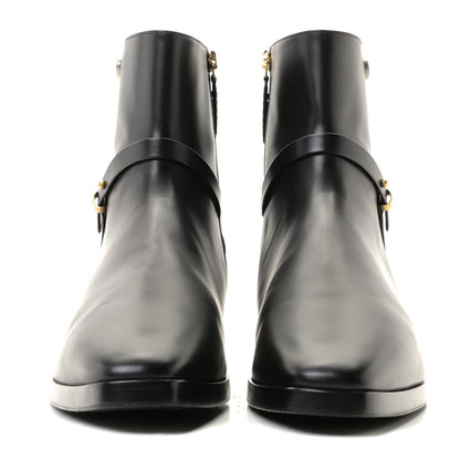 Gucci Calfskin Womens GG Ankle Boots 42 Black 3 of 8