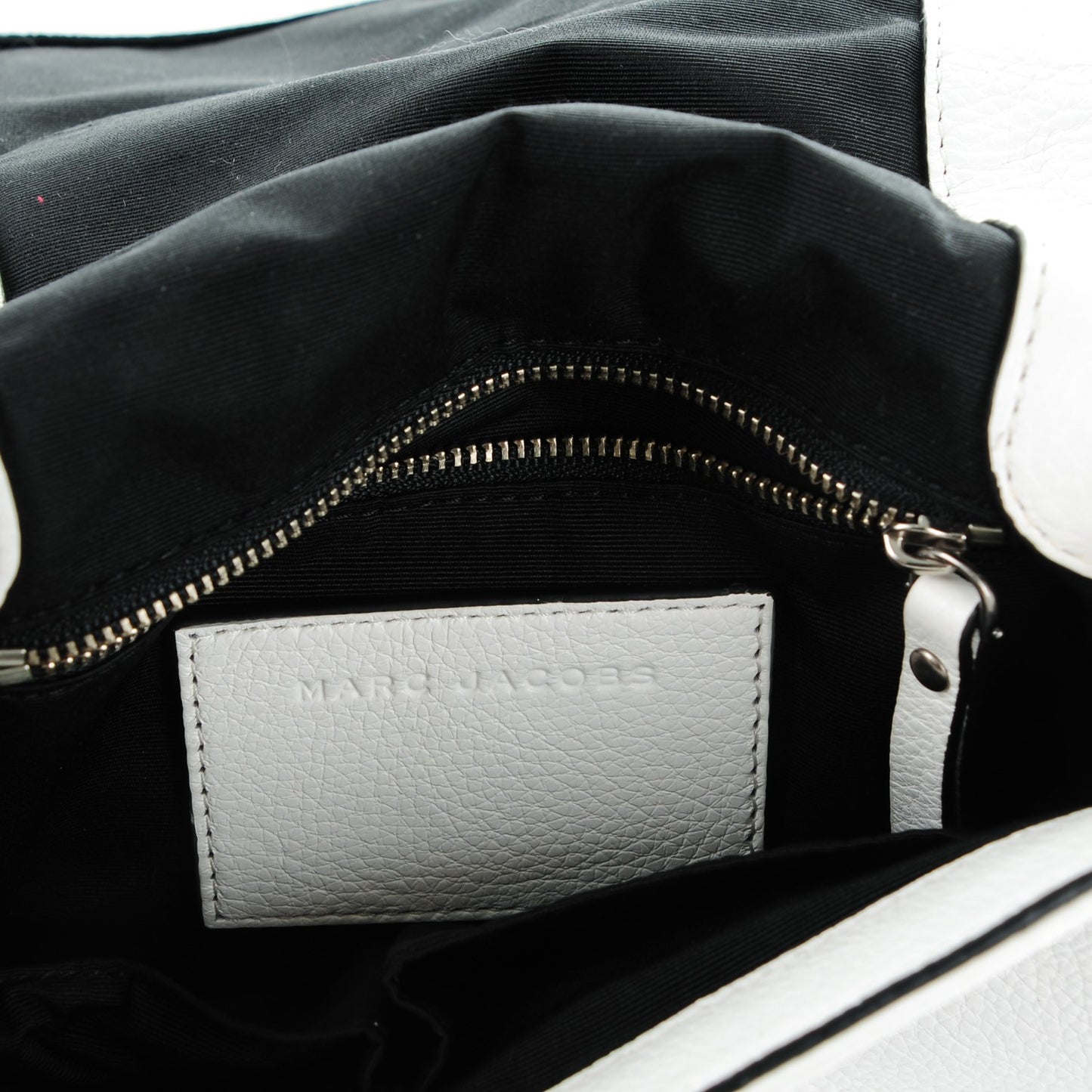 Calfskin Crystal Studded Small Pretty Young Thing Saddle Bag Star White