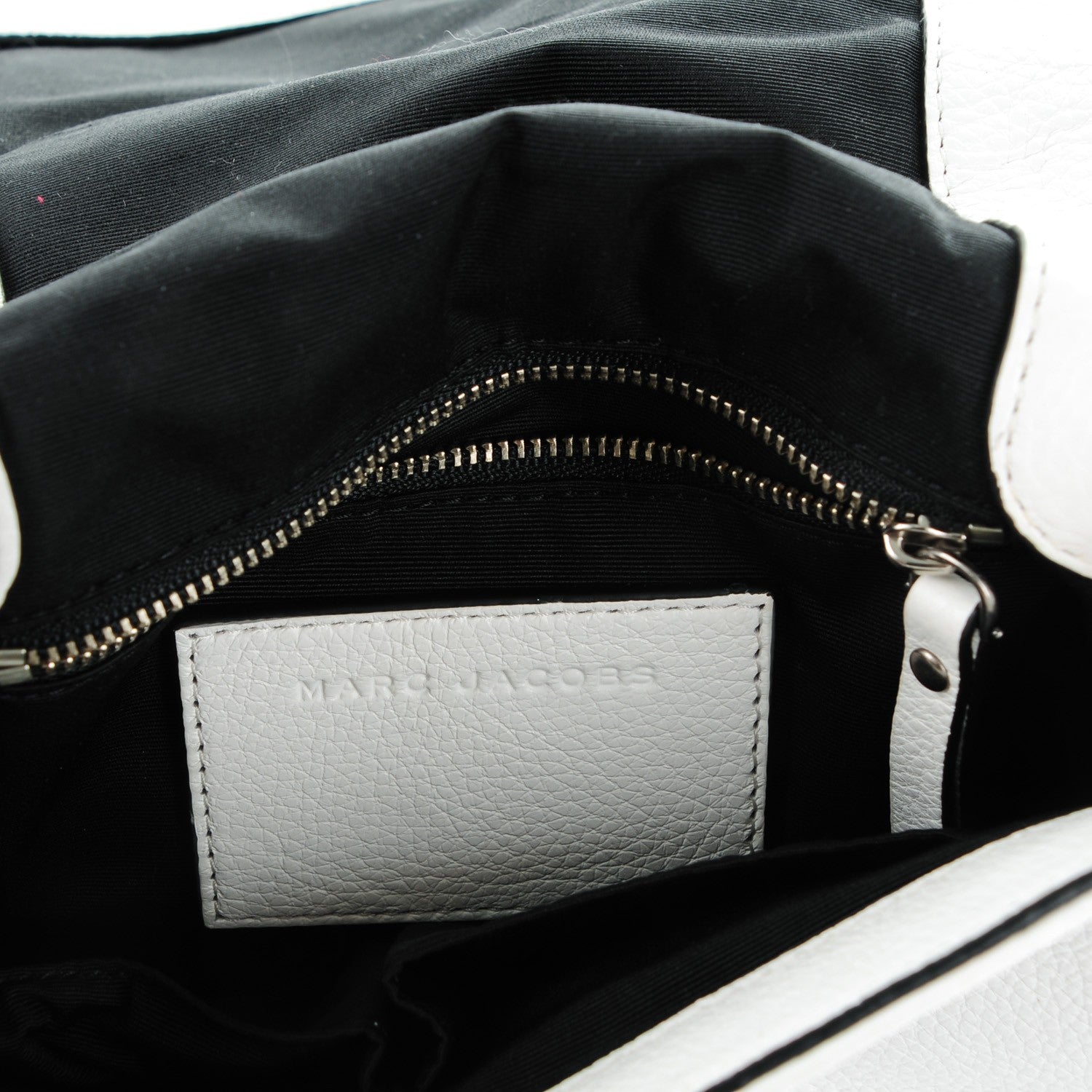 Marc Jacobs Calfskin Crystal Studded Small Pretty Young Thing Saddle Bag Star White 6 of 7