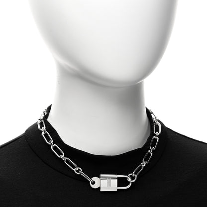 Hermes Sterling Silver Alpha Kelly Choker Necklace 2 of 5