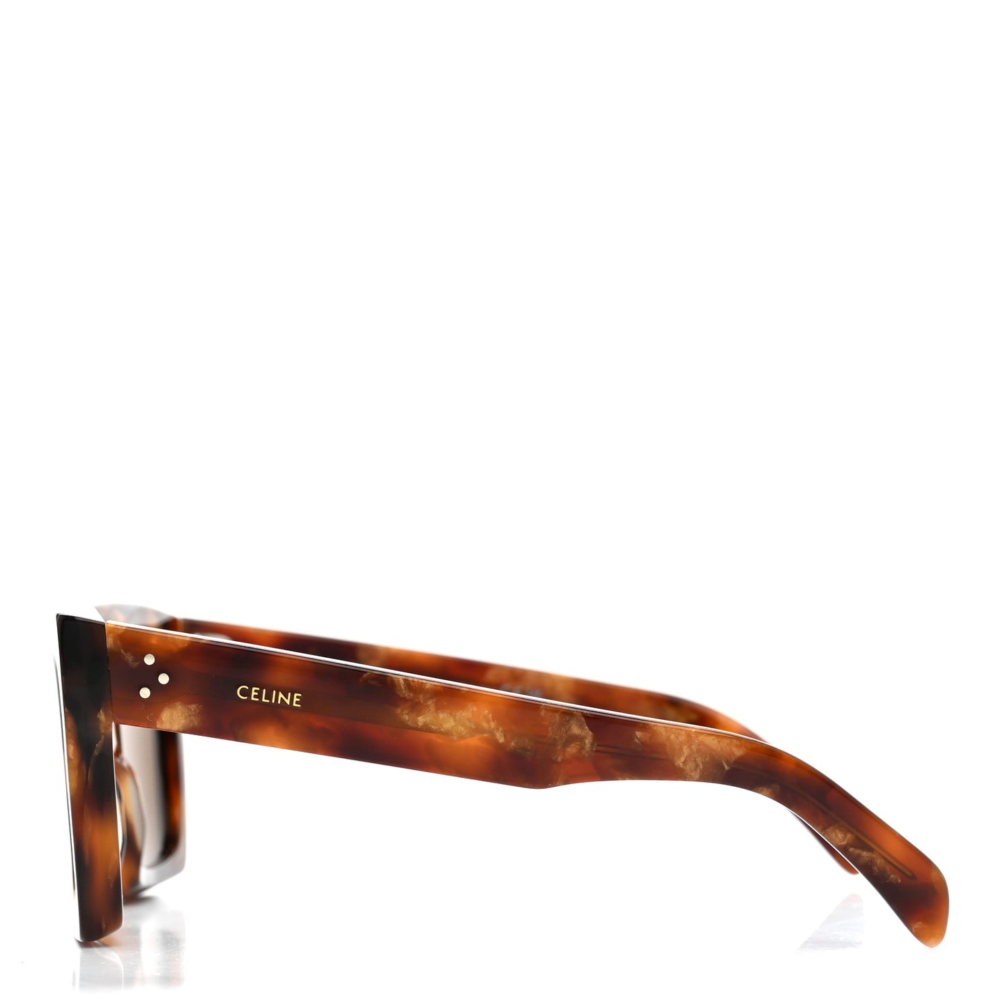 Acetate Square Sunglasses CL40130I Havana