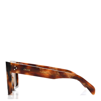Celine Acetate Square Sunglasses CL40130I Havana 3 of 7