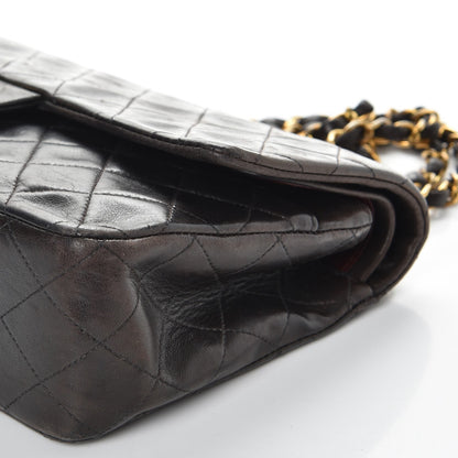 Chanel Lambskin Quilted Medium Double Flap Black 11 of 11