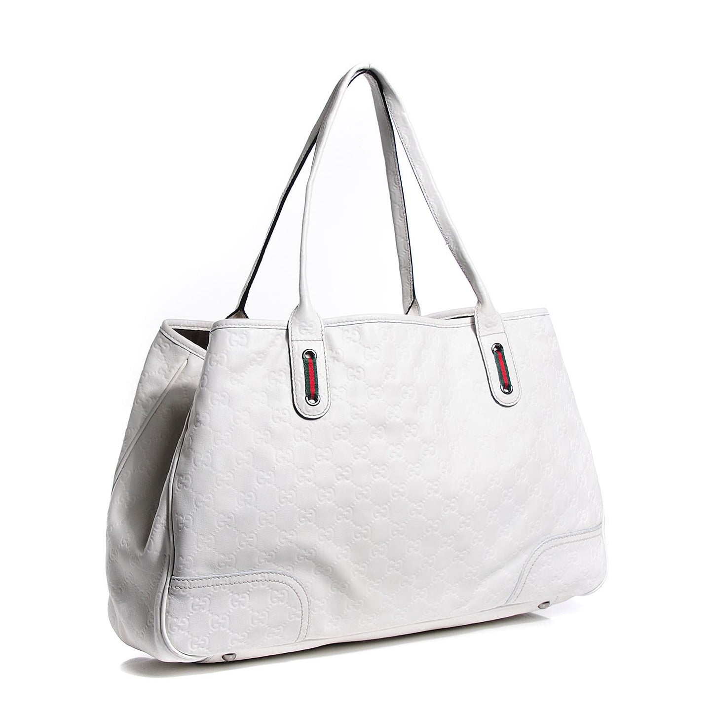 Guccissima Large Princy Tote White