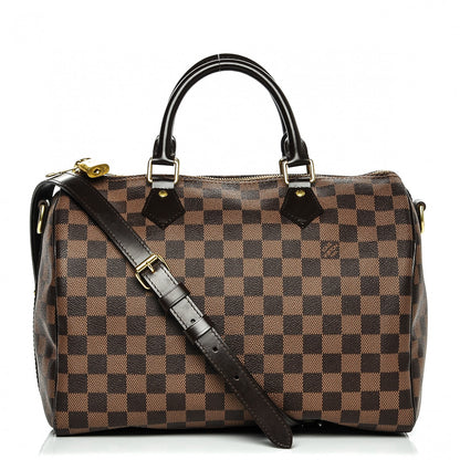 Louis Vuitton Damier Ebene Speedy Bandouliere 30 1 of 7