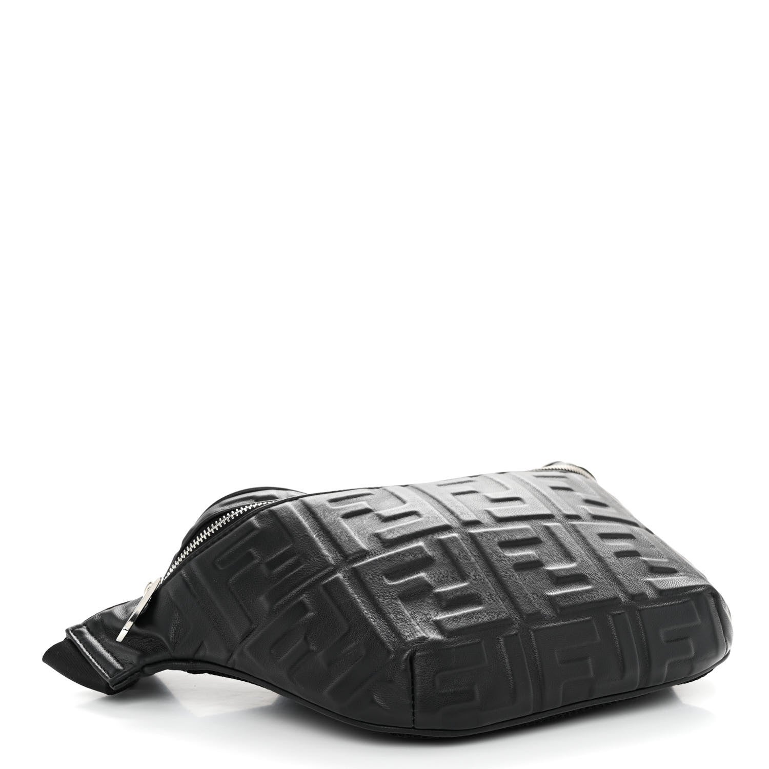 Fendi Nappa FF 1974 Embossed Belt Bag Black 4 of 9