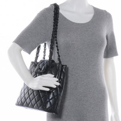 Chanel Lambskin Shoulder Bag w Resin Chain Black 2 of 8
