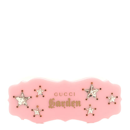 Gucci Resin Crystal Garden Single Hair Barrette Pink 1 of 3