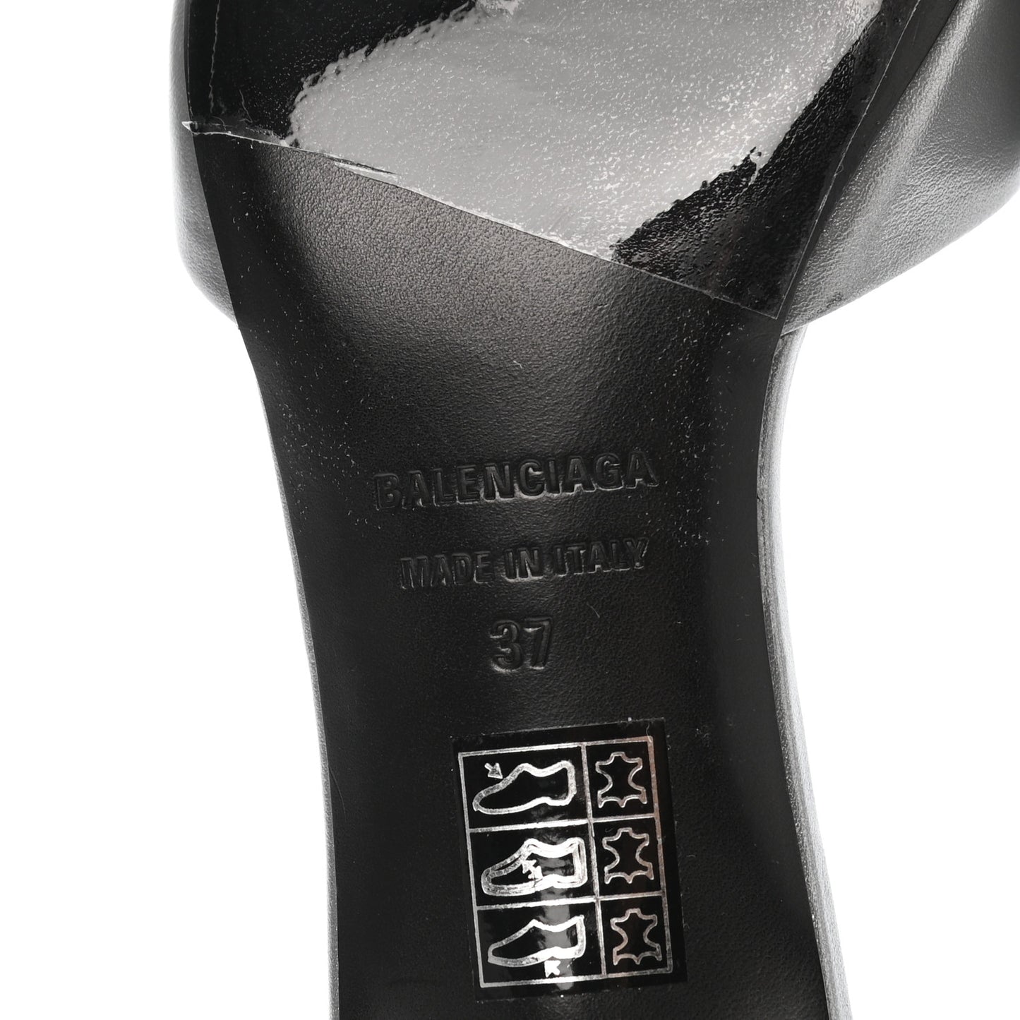 Metallic Nappa BB Square Knife Pointed Toe 40mm Mules 37 Silver