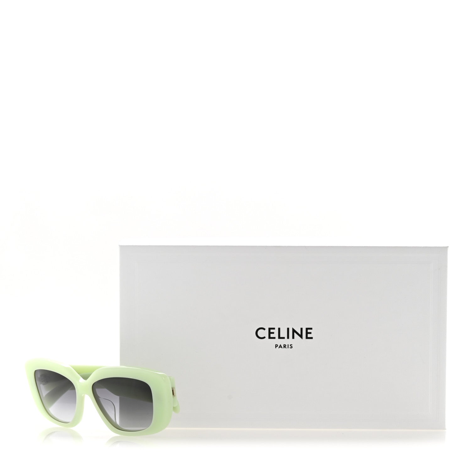 Celine Acetate Sunglasses CL40216U Light Green 1870680 – FASHIONPHILE