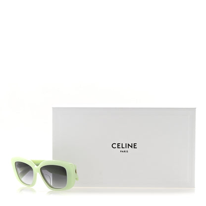 Celine Acetate Sunglasses CL40216U Light Green 7 of 7